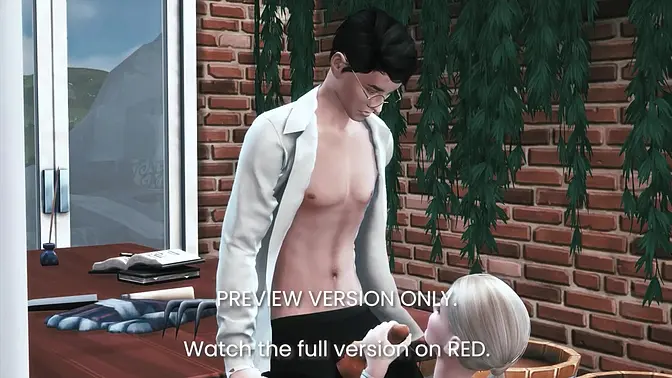 Fleur takes revenge on Harry in 3D hentai