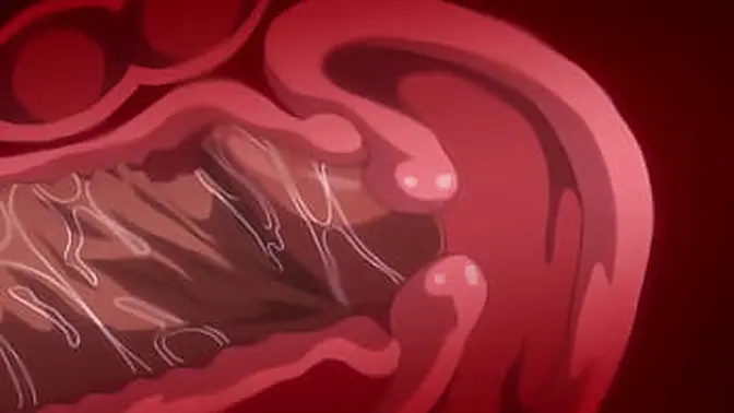 Busty Japanese teen gets fucked hard and creampied