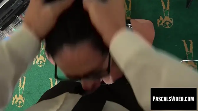 Brit chick gagged hard while taking big cock in doggy style