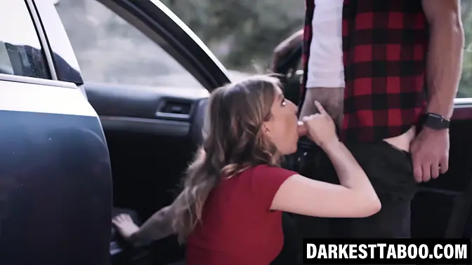 Kristen Scott pounded doggystyle outdoors