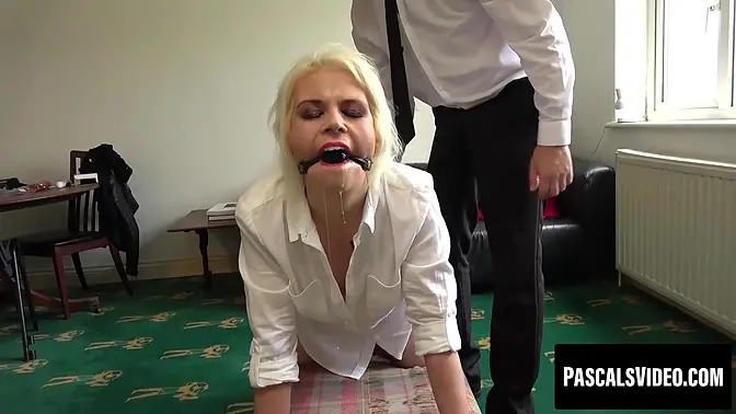 British MILF Skylar Squirt takes a rough smashing and spanking