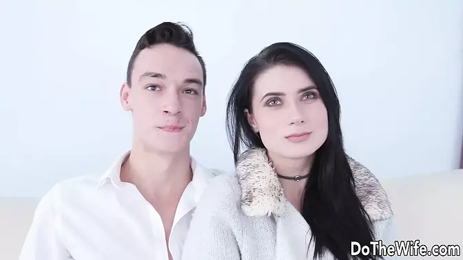 Cuckolded wife Nicole Dark's gaping butt hole