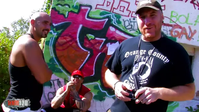 French teeny chick with big tits and hairy bush in hot threesome