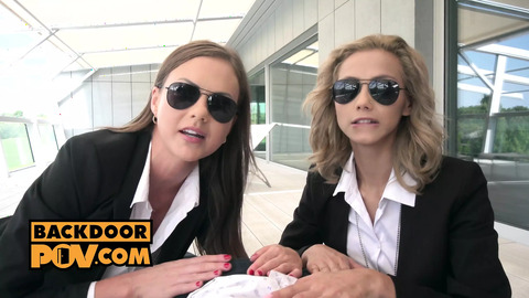 Ass🍑- sex thrillers: horny🥵 cops bang teen slappers Tina Kay & Veronica Leal's butts.