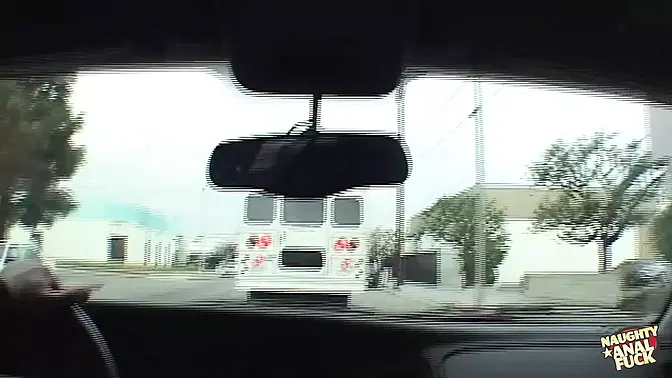 Giving head in the bathroom made the raunchy blonde turn into an ass sex craving whore