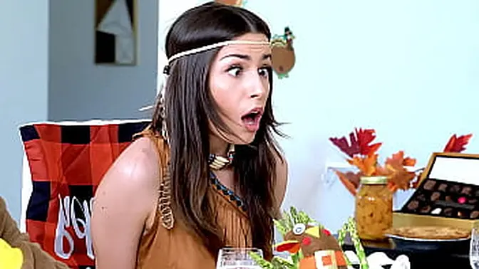 Amateur Thanksgiving dinner turns into a foot-nailing fuckfest