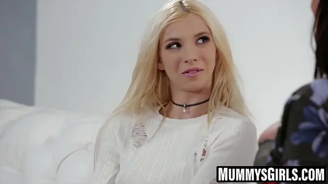 Sensual stepmom gets naked and wild with stepdaughter