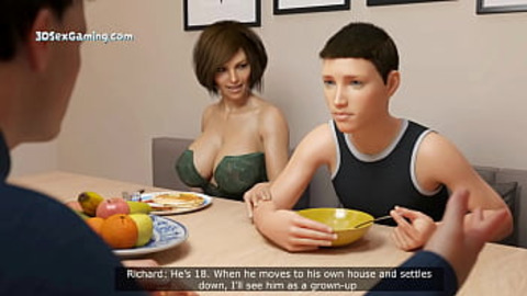 My Stepmom's Pussy Grabbed My Dick So Hard - 3D Anime