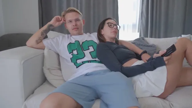 Cuckold watches his wife Get Fucked in the Ass!