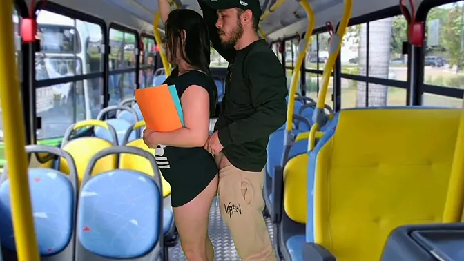 Student being groped on the bus in public!