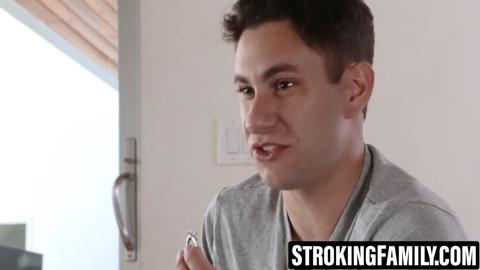 Cant wait to gag on stepbros dick and taste his cum