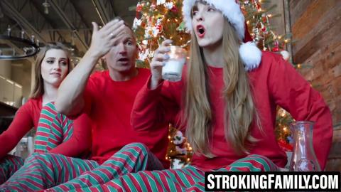 Teen Niki Snow begs for stepdads hot cum on tongue