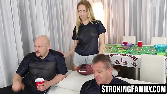 Stepsis banged on table while stepdad watches game