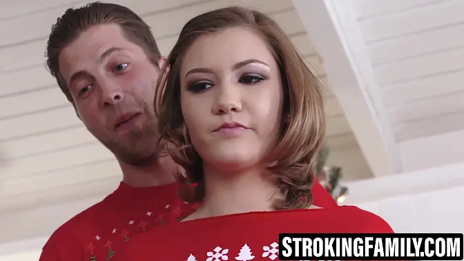 Teen Riley Mae deepthroats and rides huge cock before getting creampied