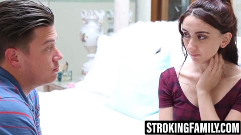 Wild stepsister takes stepbro from behind like an animal