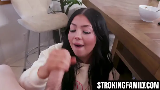 Teen GF Holly Day gets fingered and deepthroats big dick