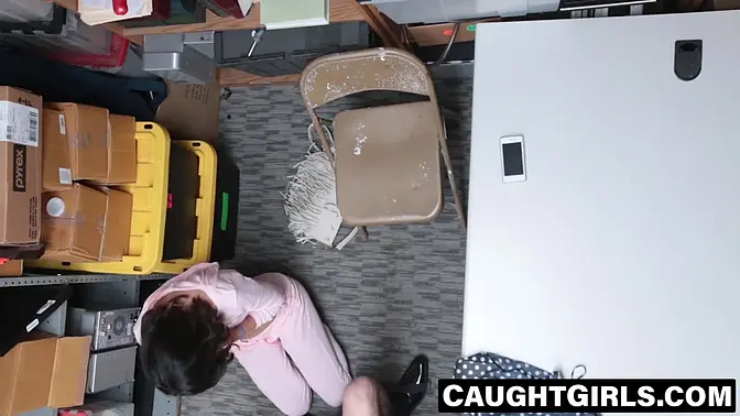 Teen girl gets her small tits pounded by a cop in doggystyle