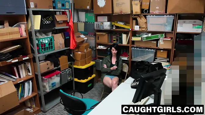 Alex Harper pays the price with her pussy for stealing