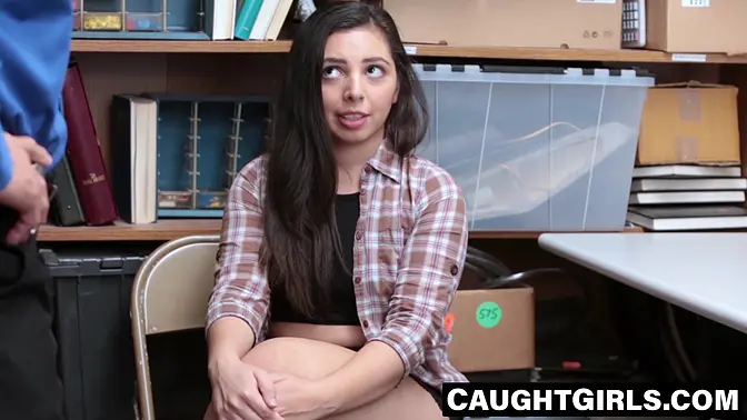 Daring teen Luna Leve takes a thick cock in doggystyle and reverse cowgirl