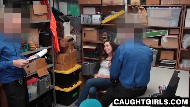 Young crook double stuffed by hung cops