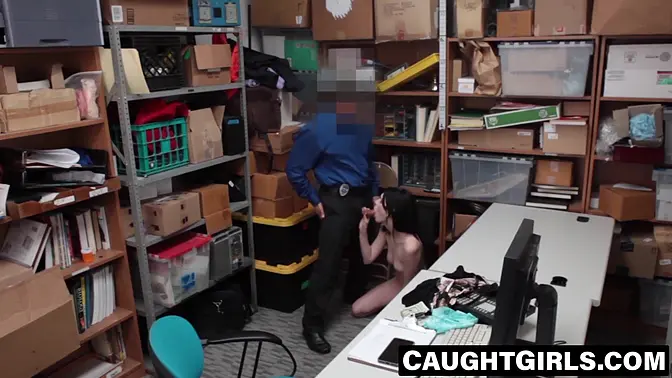 Disciplined teen gets big cock in uniform