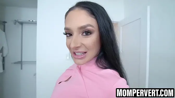 Big tittied stepmom Sheena Ryder rides her stepson's cock