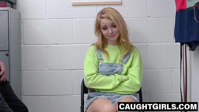 Blonde teen Nikole Nash gets big cock in her office