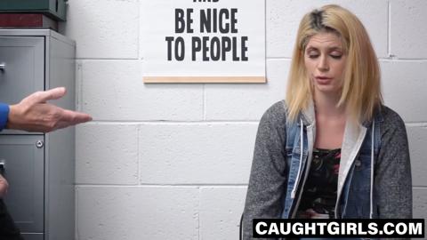Rebel Madison Haze's punishment is a rough officer's creampie