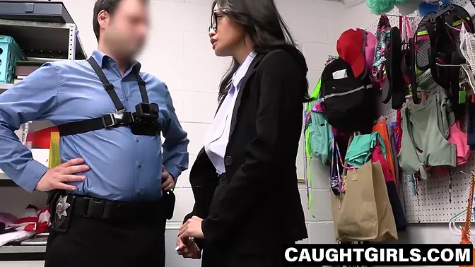 Curvy teen Jade Kimiko gets a big black cock in her office