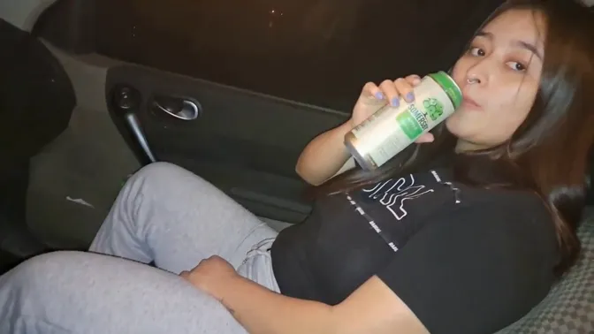 Latina babe rides cock hard in public park