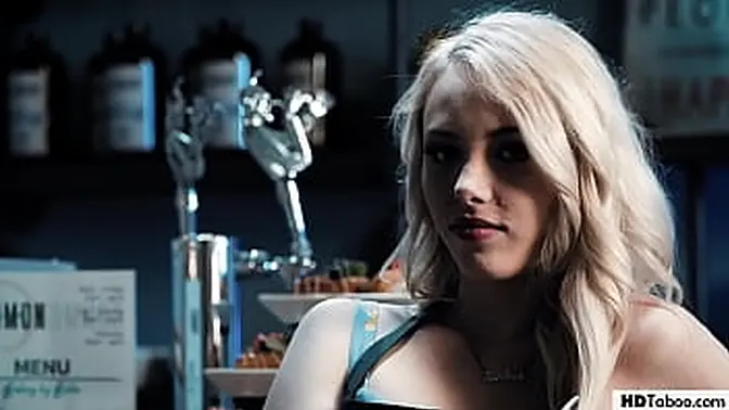 Blonde virgin seduced by hedonistic musician