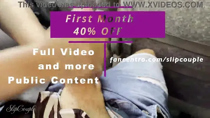 Risque BBW gets sloppy handjob on public bus