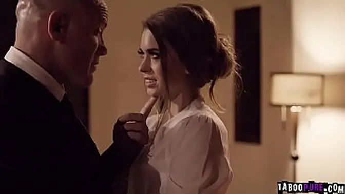 Submissive secretary rough sex with horny boss