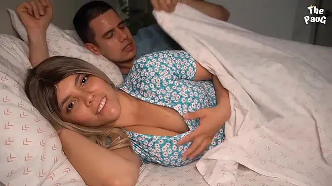 Latina MILF's friend joins couple for steamy roleplay