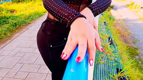 A Boy in the park makes me an Indecent proposal. We fuck without a condom and in a different way.