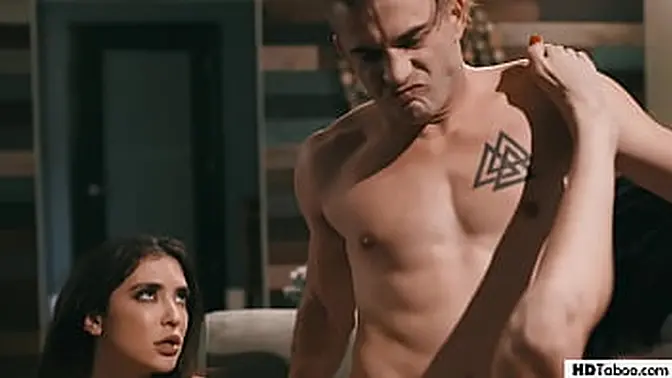 Crazy chick deepthroats and face fucks best friend