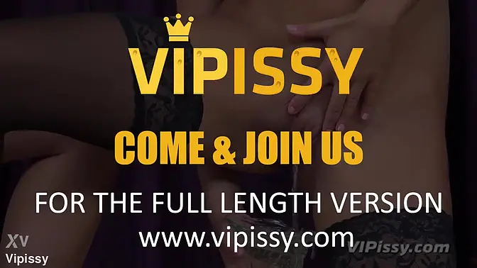 Hot Lesbians pee on each other and cum