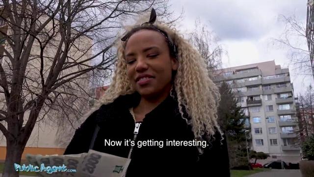 Public Agent Ebony Dutch babe fucked by a big cock in POV