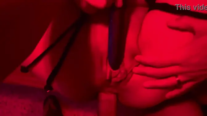 Busty wife enjoys plugged and fucked in the ass close up POV