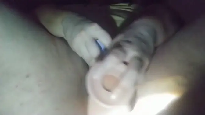 Busty MILF squirts all over during solo toy play