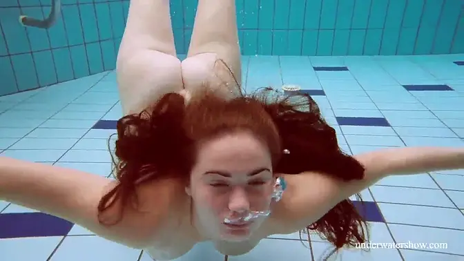 Three sexy teens in bikinis get wild at the pool