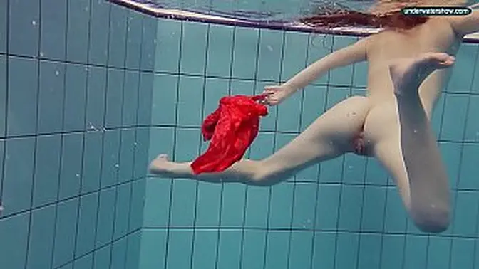 Three sexy teens in bikinis get wild at the pool