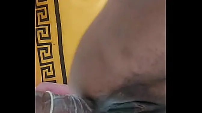 Black Beauty gives creamy pussy creampie