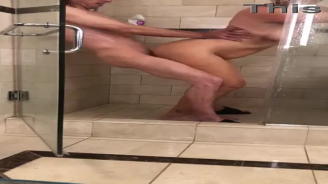 Blonde GF's Hot Friend Gets Fucked in the Shower