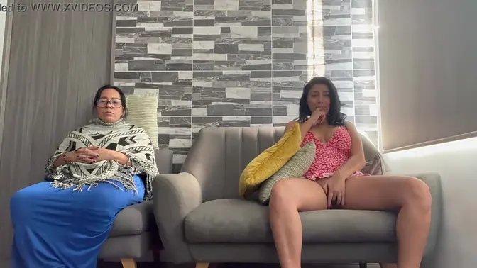 Naughty stepmom doesn't notice me fingering my wet pussy