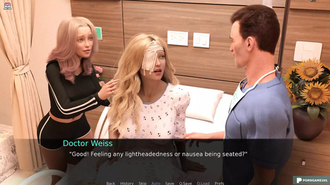Blonde bombshell gets banged in her hospital room, update includes extra cum shot