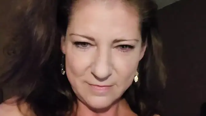 Naked American MILF in Bed Masturbates with Ben-wa Balls