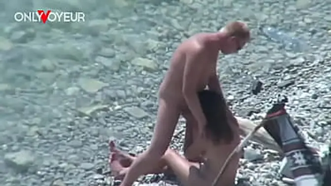 Sunset Stalker Seduces Wife &mdash;  Blowjob and Rough Fuck in Open Air