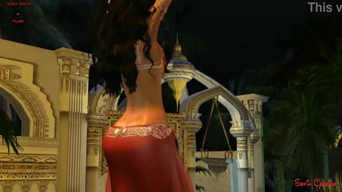 Teen Latina dances seductively then sucks cock