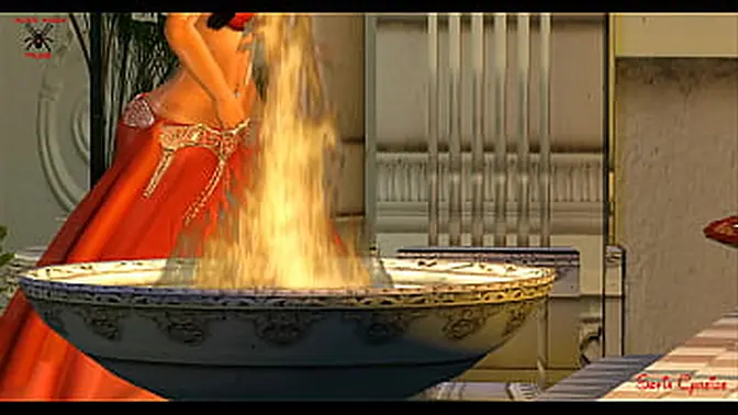 Teen Latina dances seductively then sucks cock